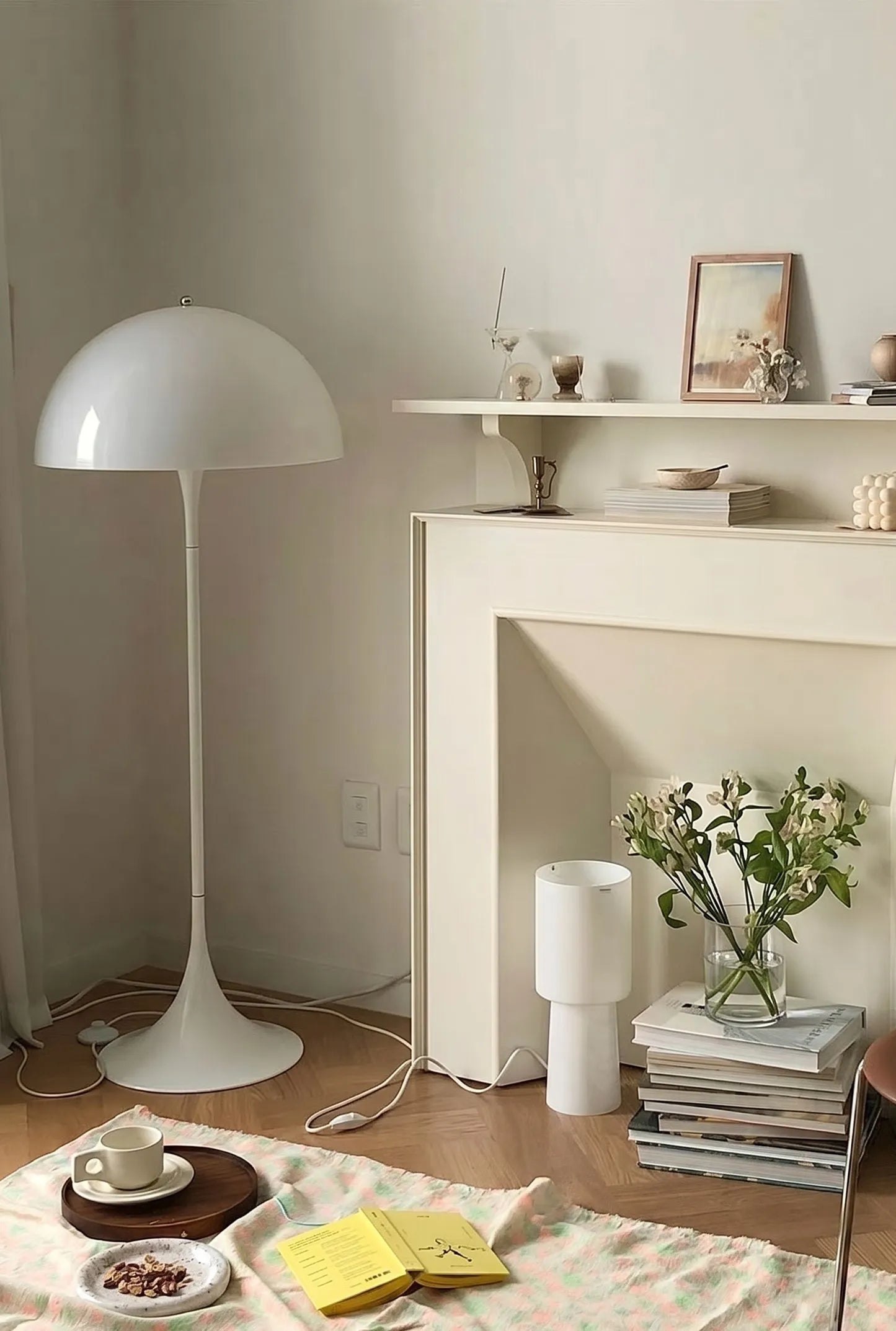 Panella Modern Retro Mushroom Dome Floor Lamp