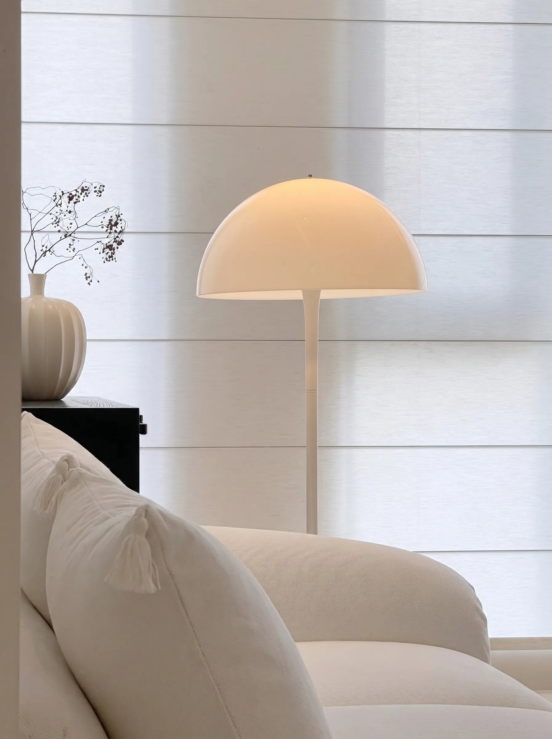 Panella Modern Retro Mushroom Dome Floor Lamp