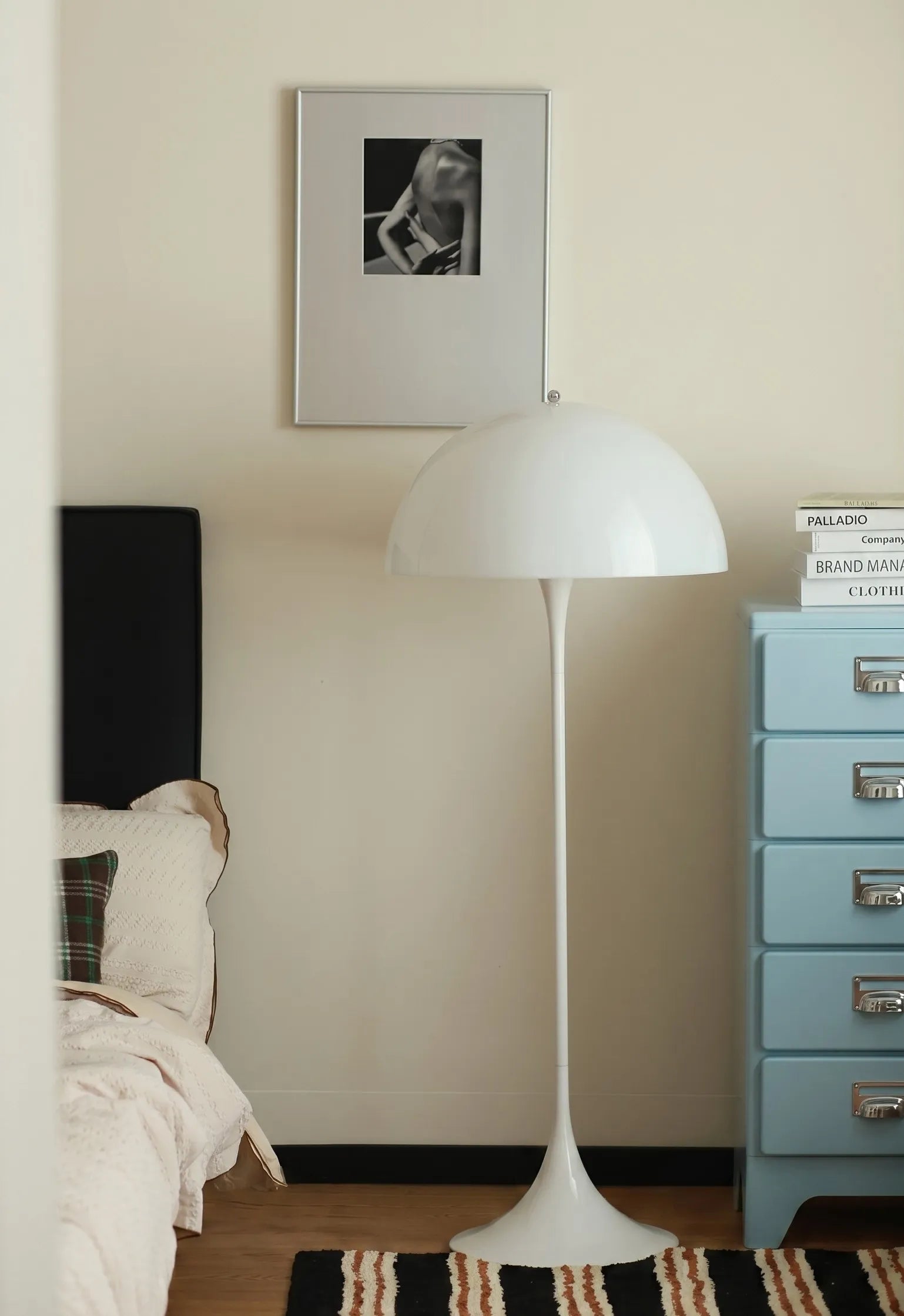 Panella Modern Retro Mushroom Dome Floor Lamp
