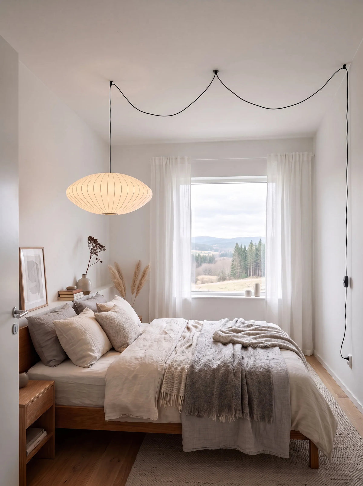 Nelson Saucer Bubble Japandi Pendant Light