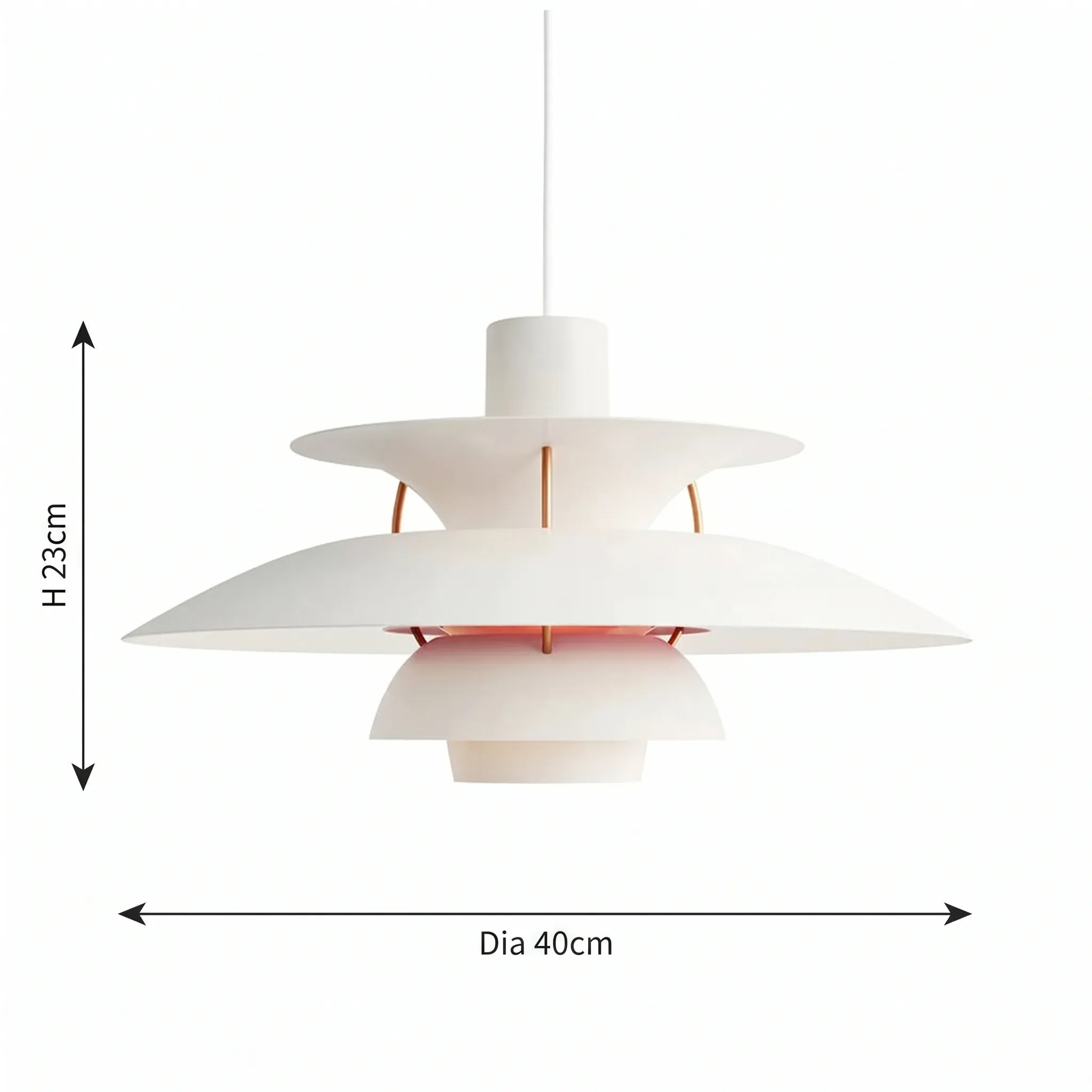 Poulsen Multi-Tiered Pendant Light
