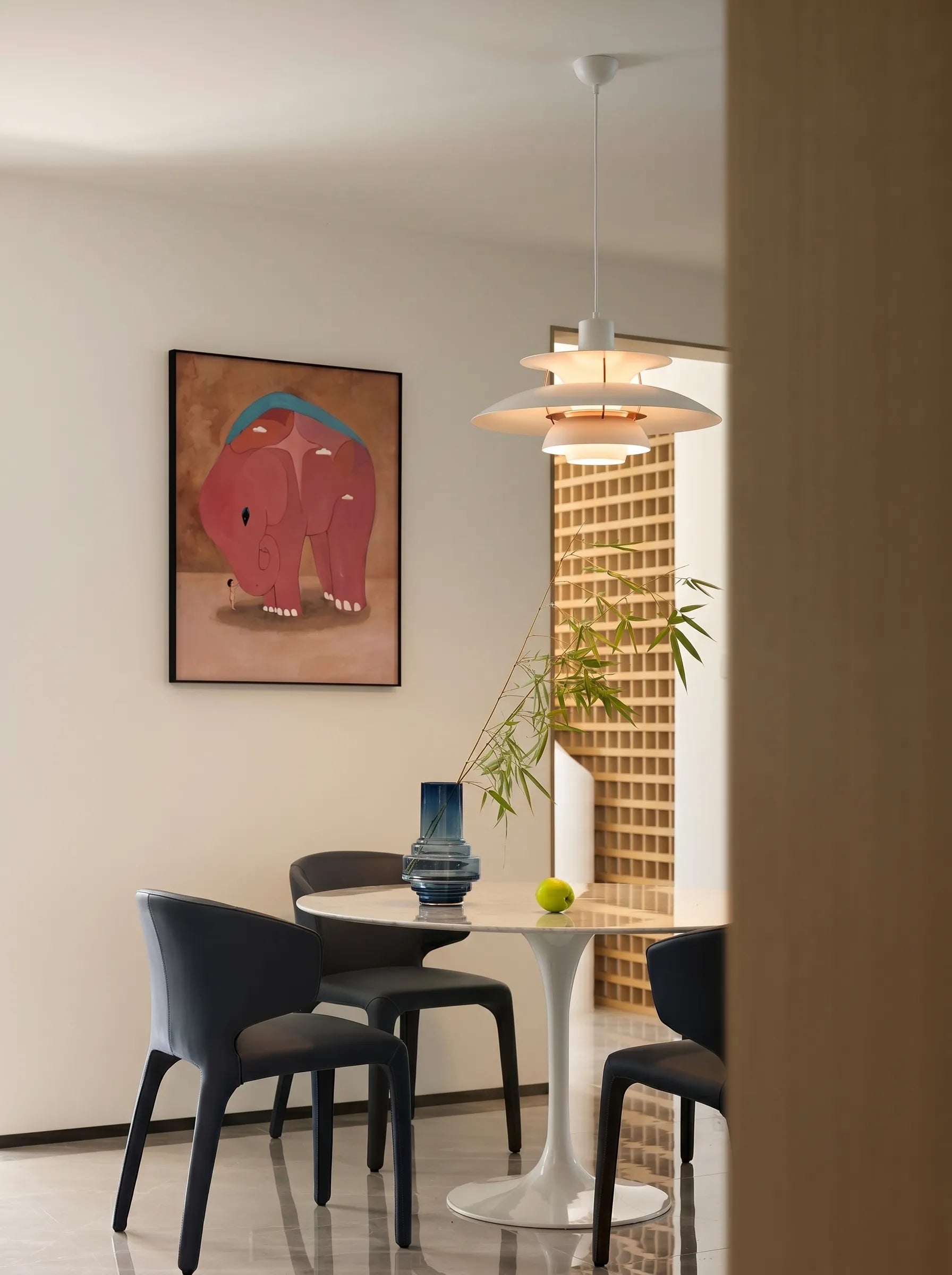 Poulsen Multi-Tiered Pendant Light