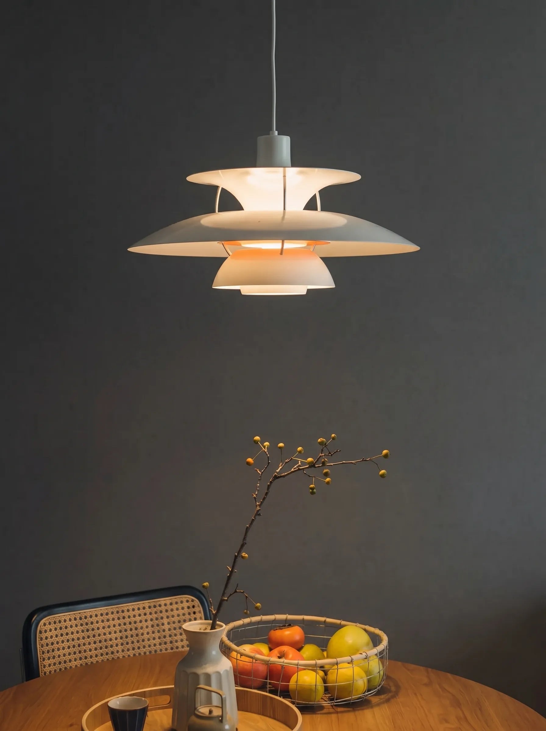 Poulsen Multi-Tiered Pendant Light