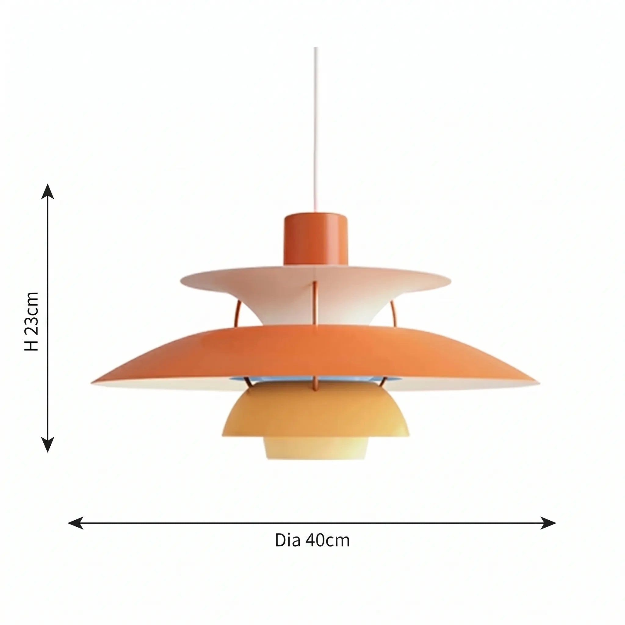 Poulsen Multi-Tiered Pendant Light