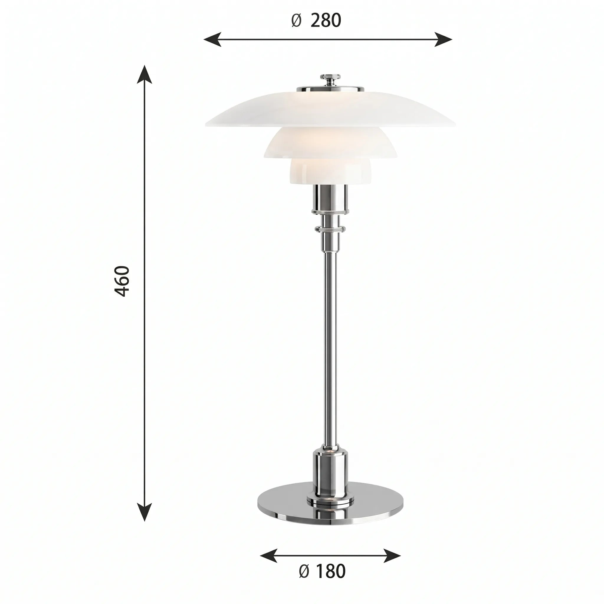 Poulsen Multi-Tiered Table lamp