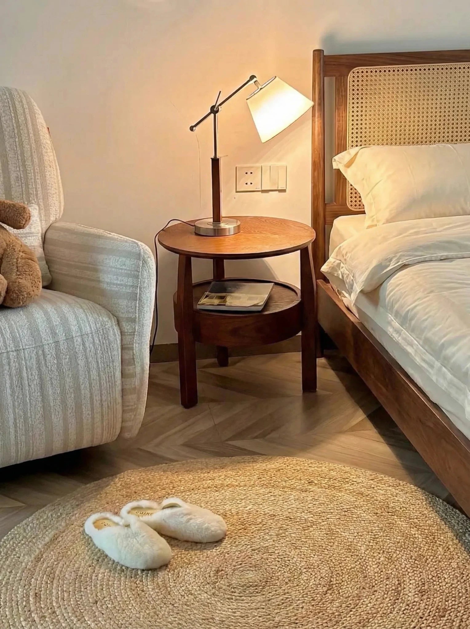 Beamline Swing Arm Floor & Table Lamp - Homezee