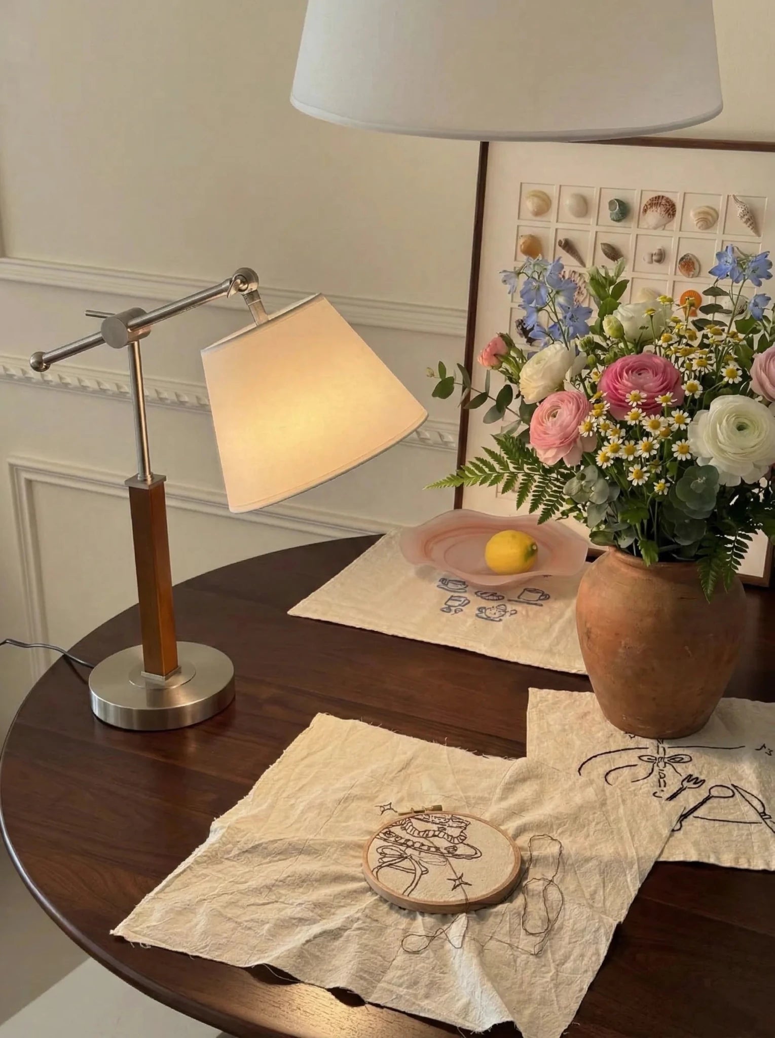 Beamline Swing Arm Floor & Table Lamp - Homezee