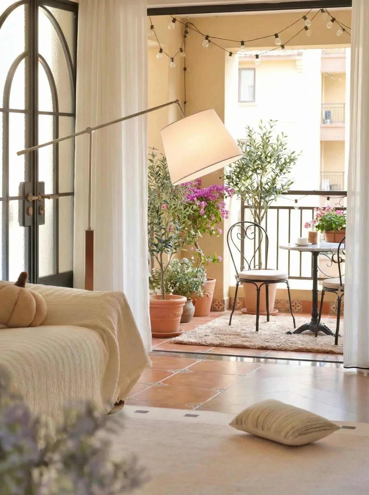 Beamline Swing Arm Floor & Table Lamp - Homezee