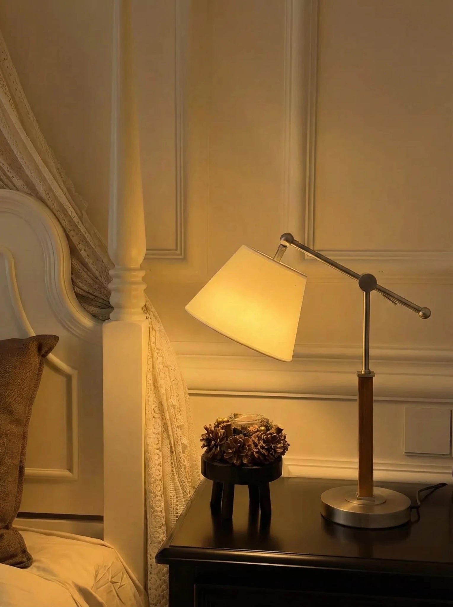 Beamline Swing Arm Floor & Table Lamp - Homezee