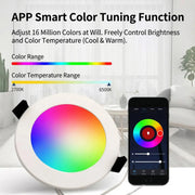 Homezee Smart Wi - Fi Recessed Downlight Multicolour (E27) - Homezee