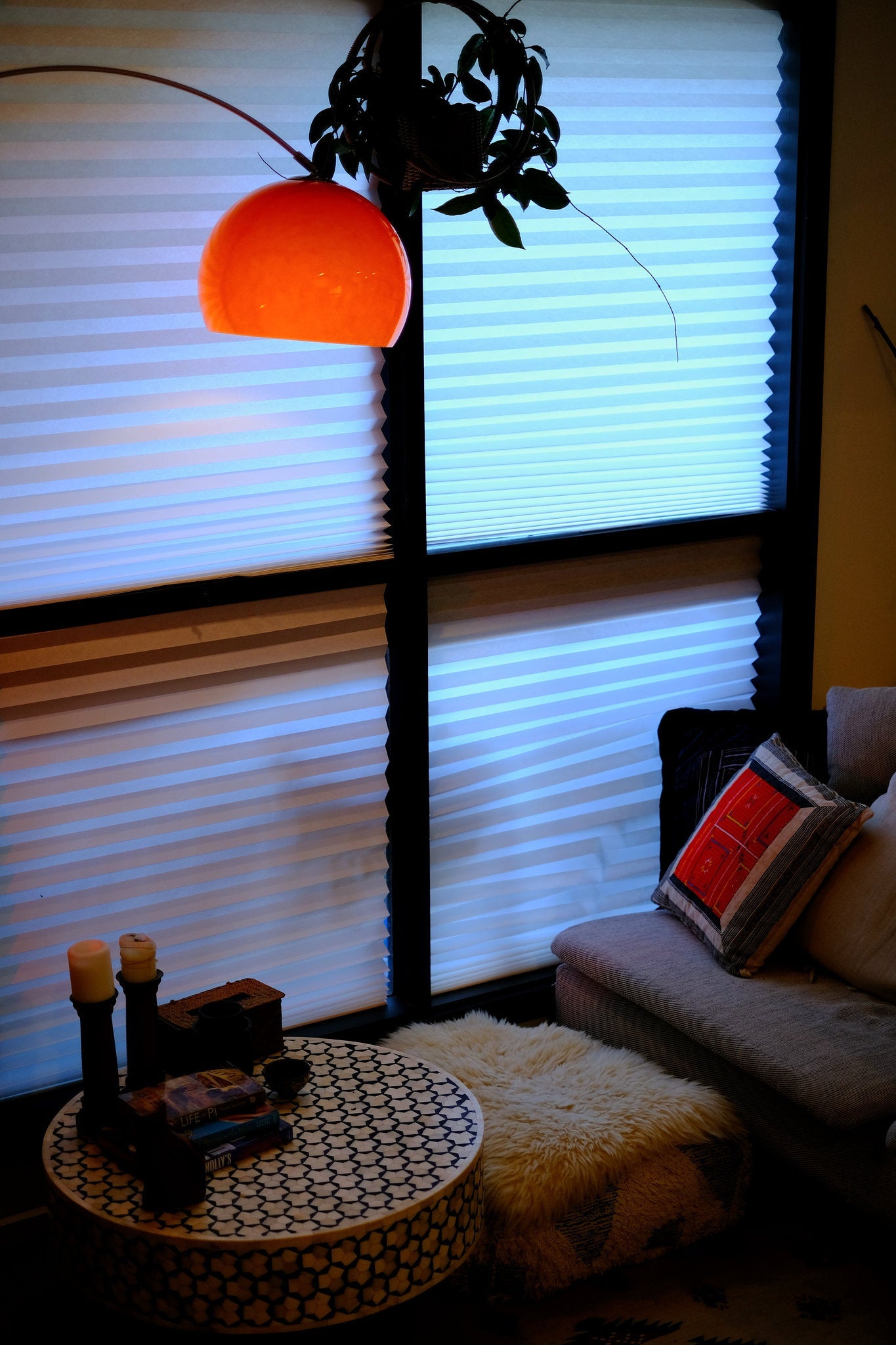 Sneedville+ Arched Floor Lamp – Chrome Arc XL Shade - Homezee