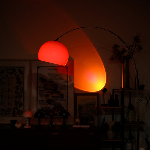 Sneedville+ Arched Floor Lamp – Bauhaus Chrome Arc XL Shade