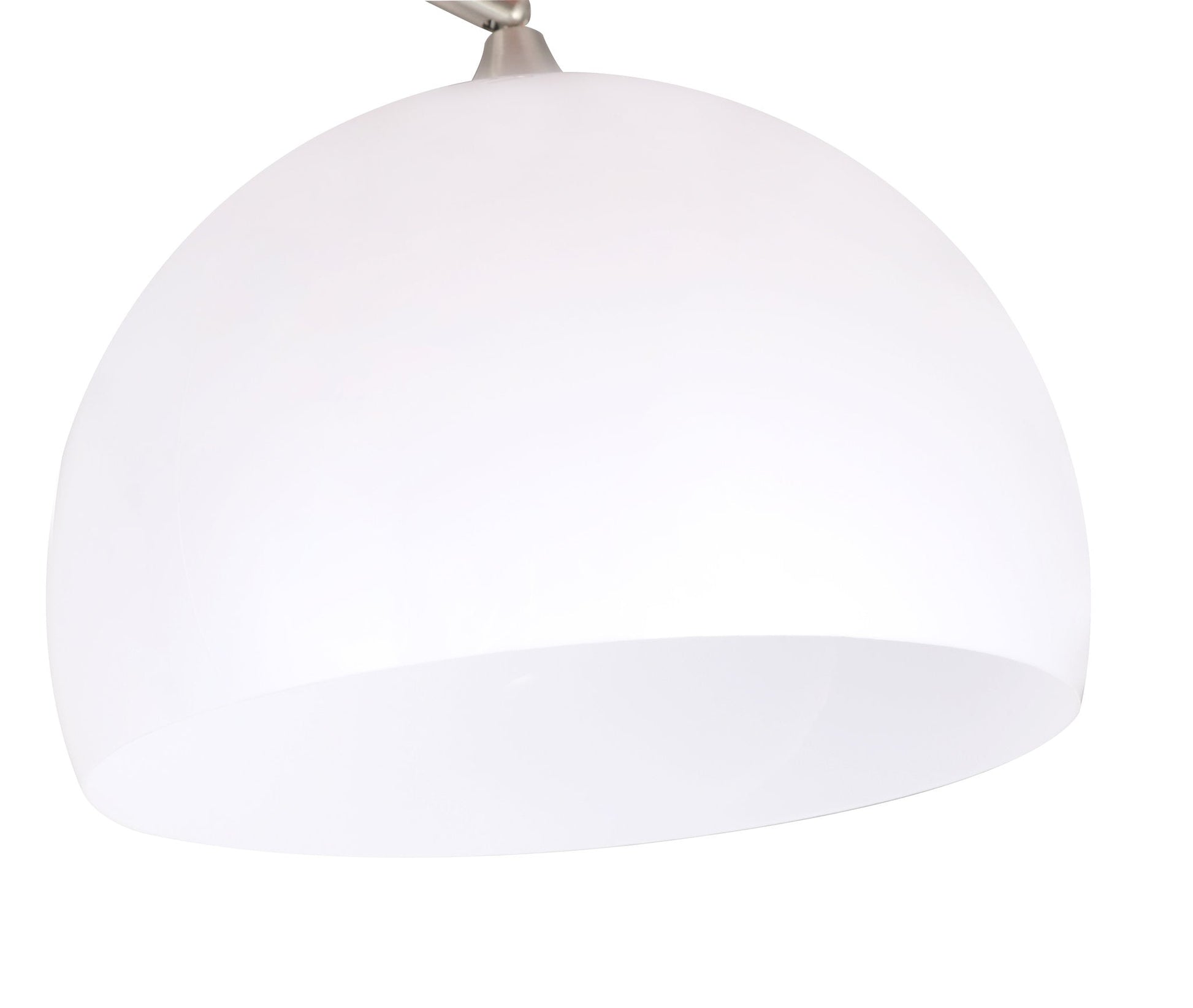 Sneedville+ Arched Floor Lamp – Chrome Arc XL Shade - Homezee