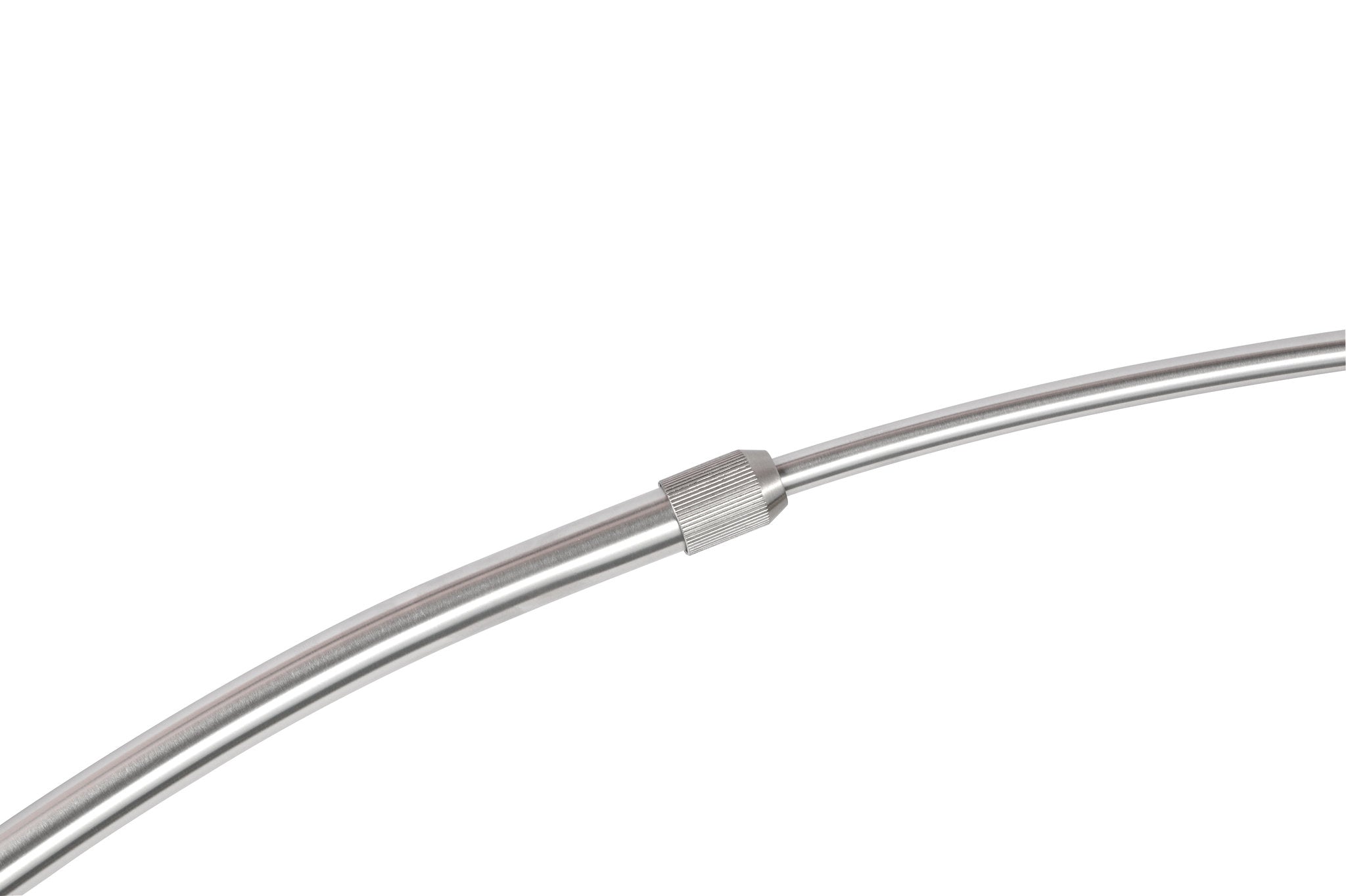 Sneedville+ Arched Floor Lamp – Chrome Arc XL Shade - Homezee