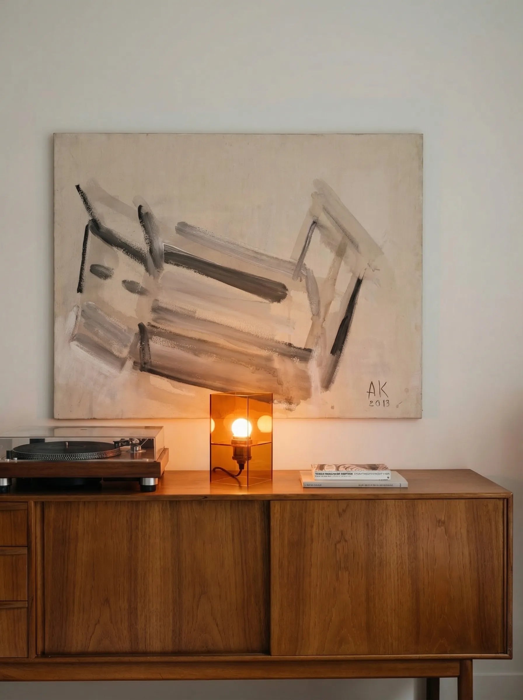 Guzzi Sunset Hourglass Horizon Table Lamp