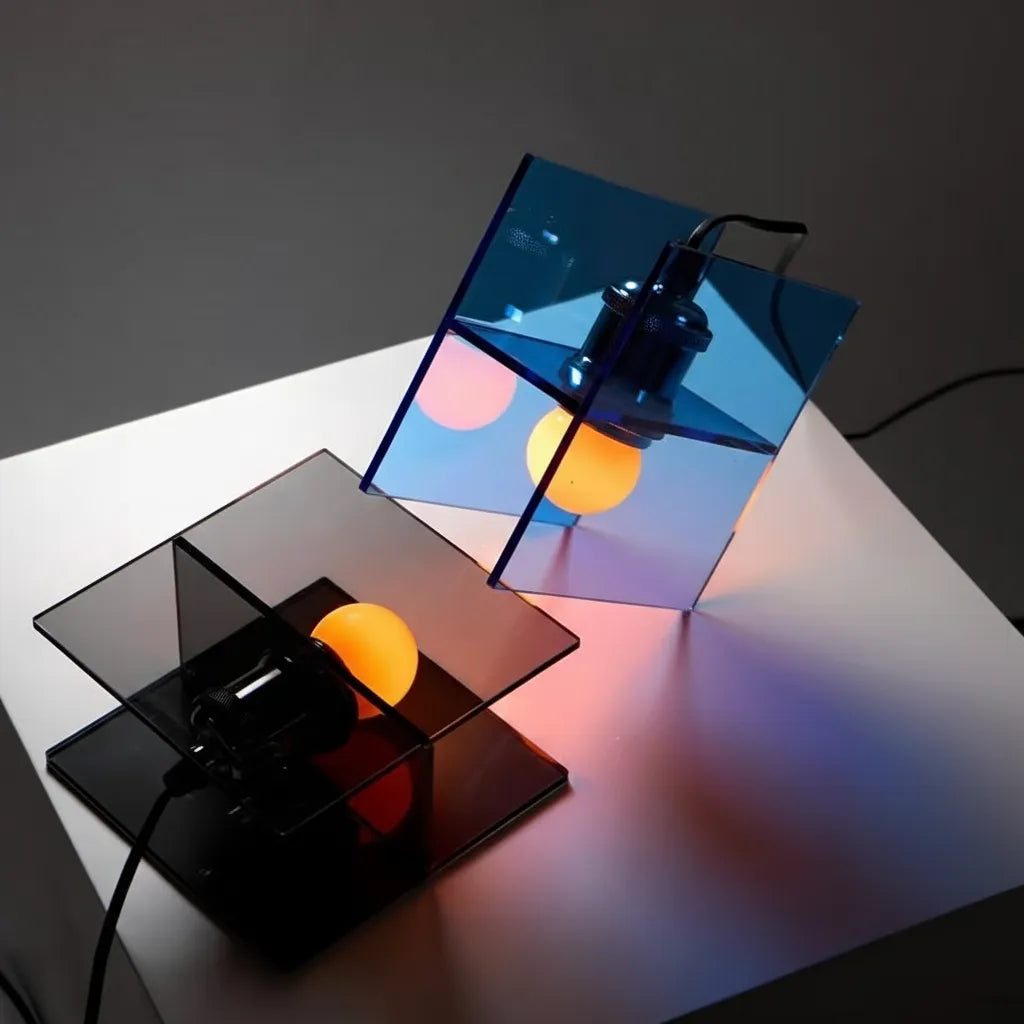 Guzzi Sunset Ocean Horizon Table Lamp Acrylic