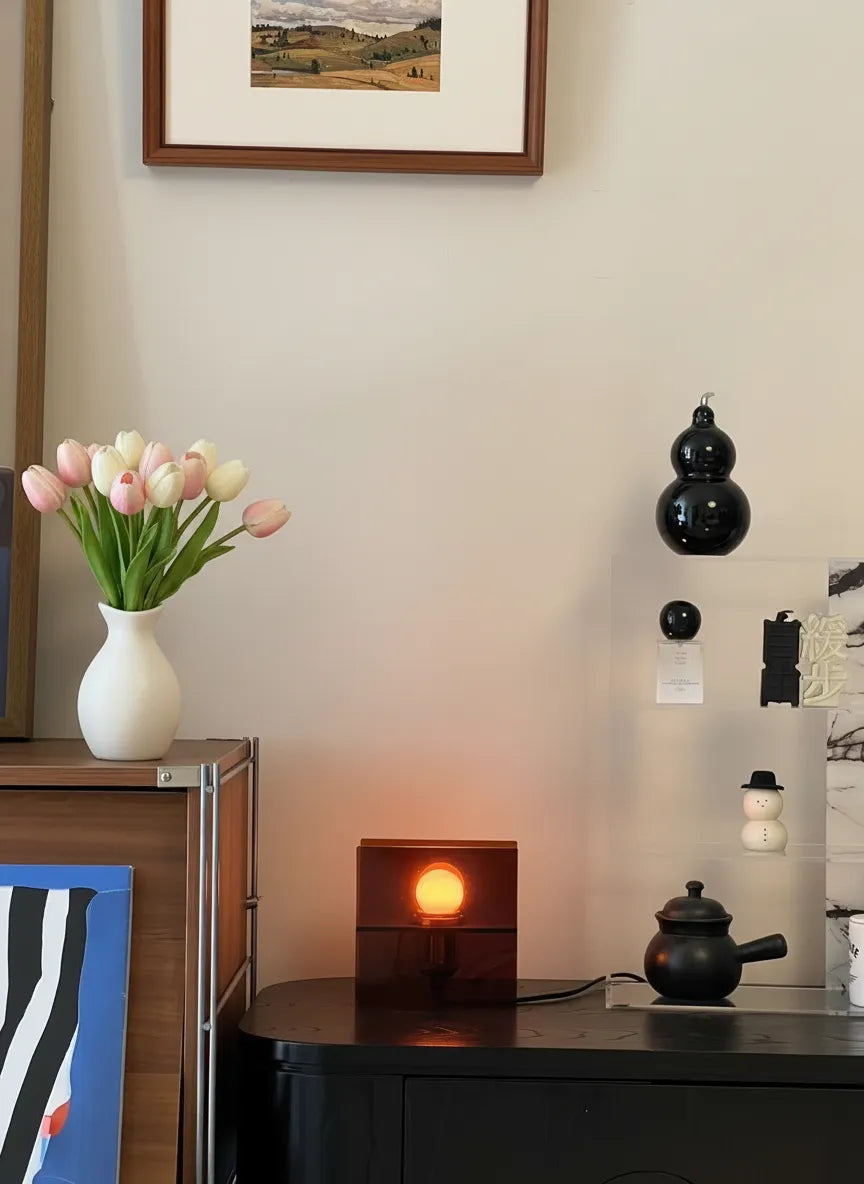 Guzzi Sunset Ocean Horizon Table Lamp Acrylic