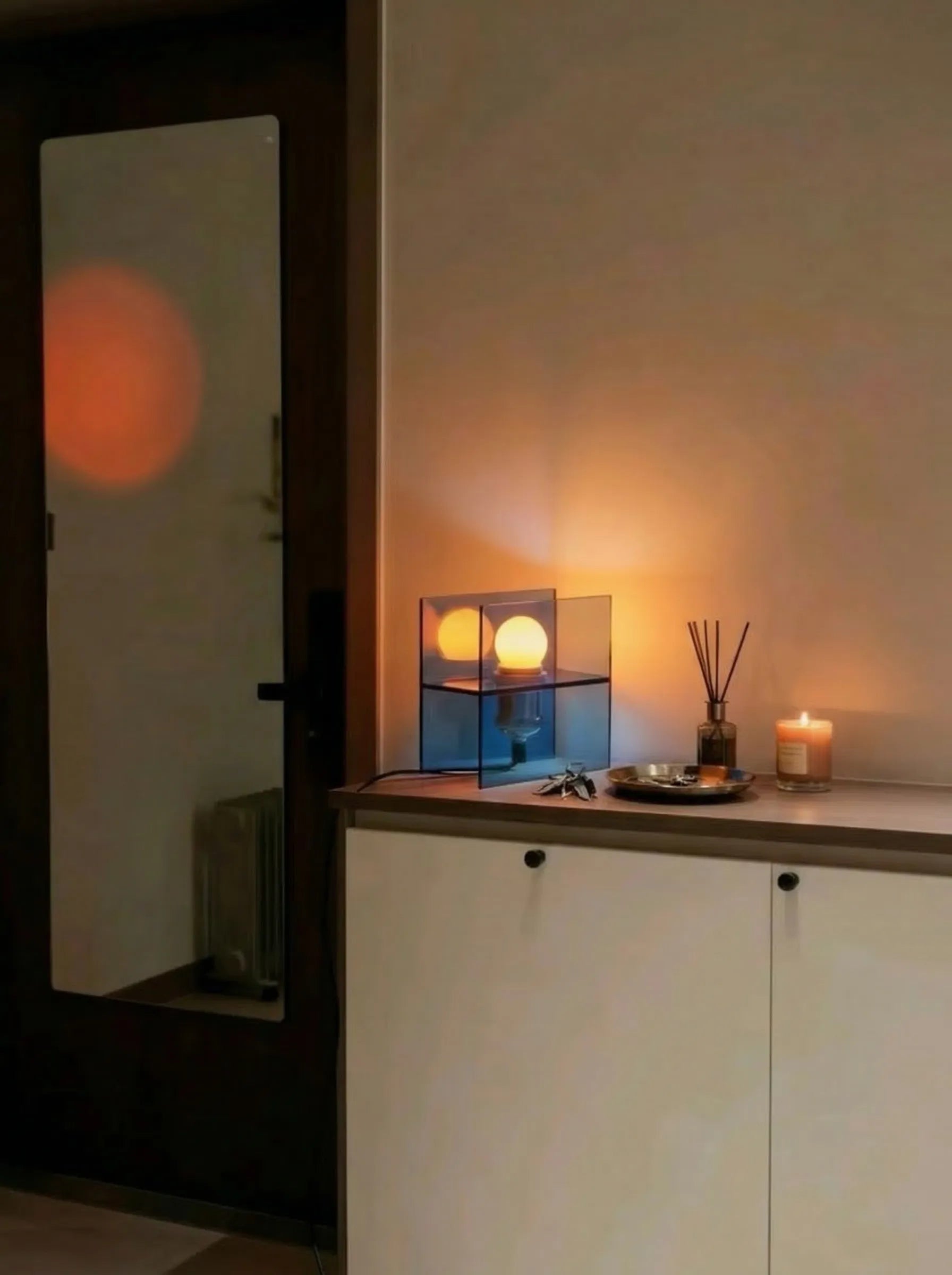 Guzzi Sunset Ocean Horizon Table Lamp Acrylic