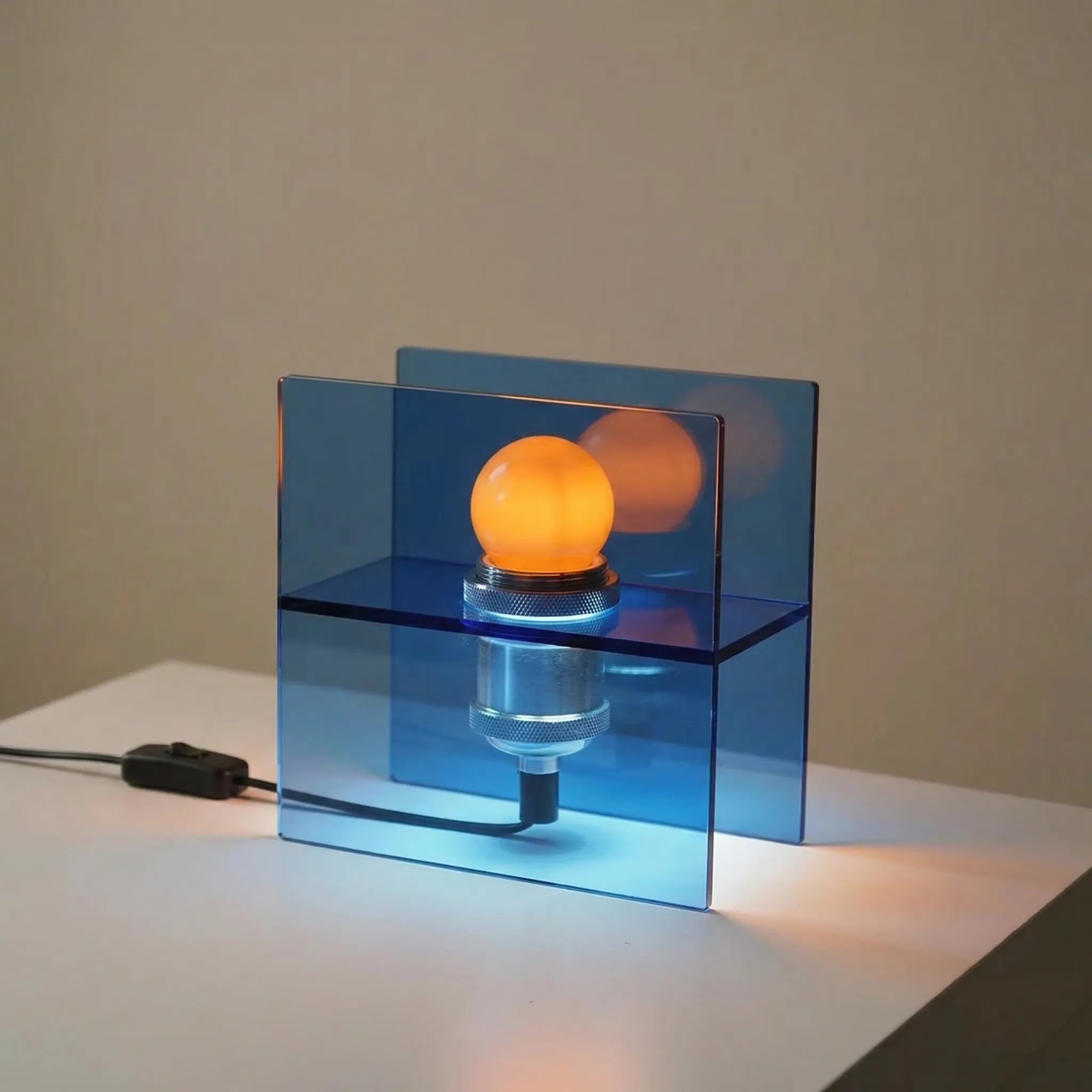 Guzzi Sunset Ocean Horizon Table Lamp Acrylic