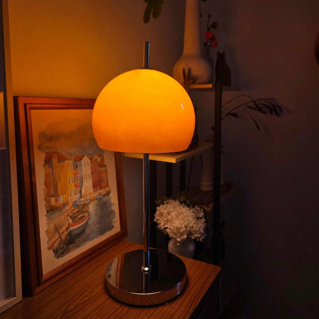 Carla Floor Lamp & Olivia Table Lamp Set - Homezee