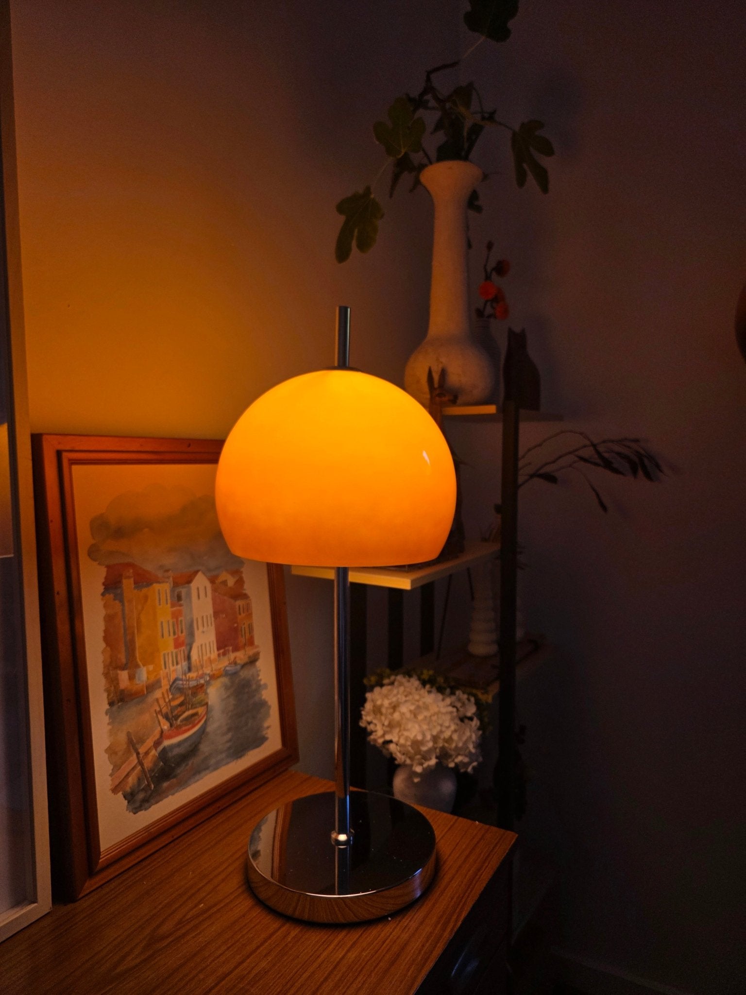 Carla Floor Lamp & Olivia Table Lamp Set - Homezee