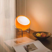 Mia Space Age Egg Orange Table Lamp