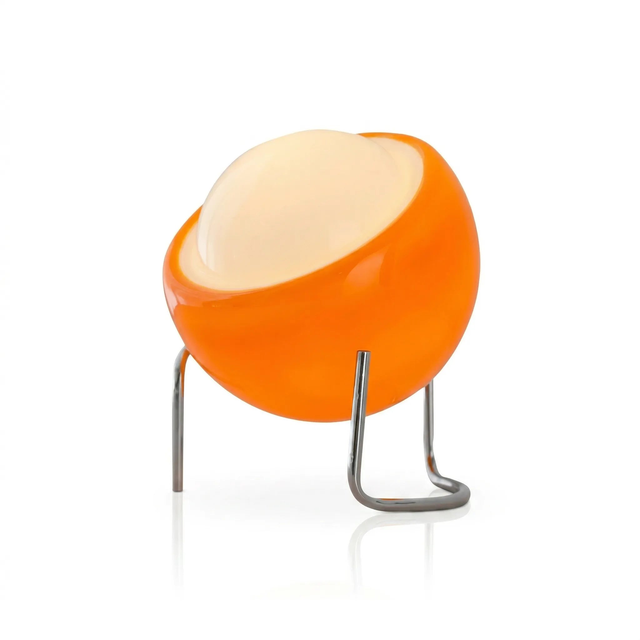 Mia Space Age Egg Orange Table Lamp