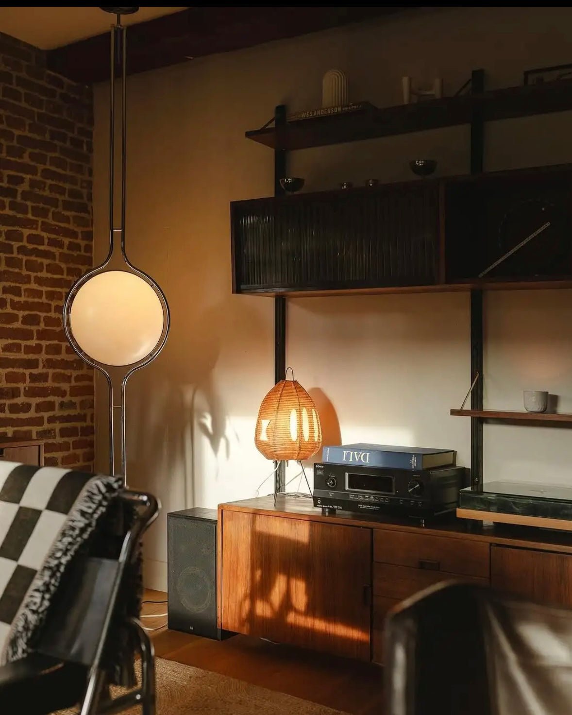 Garreau Globe Floor To Ceiling Lamp - Bauhaus Replica 1971 Design - Homezee