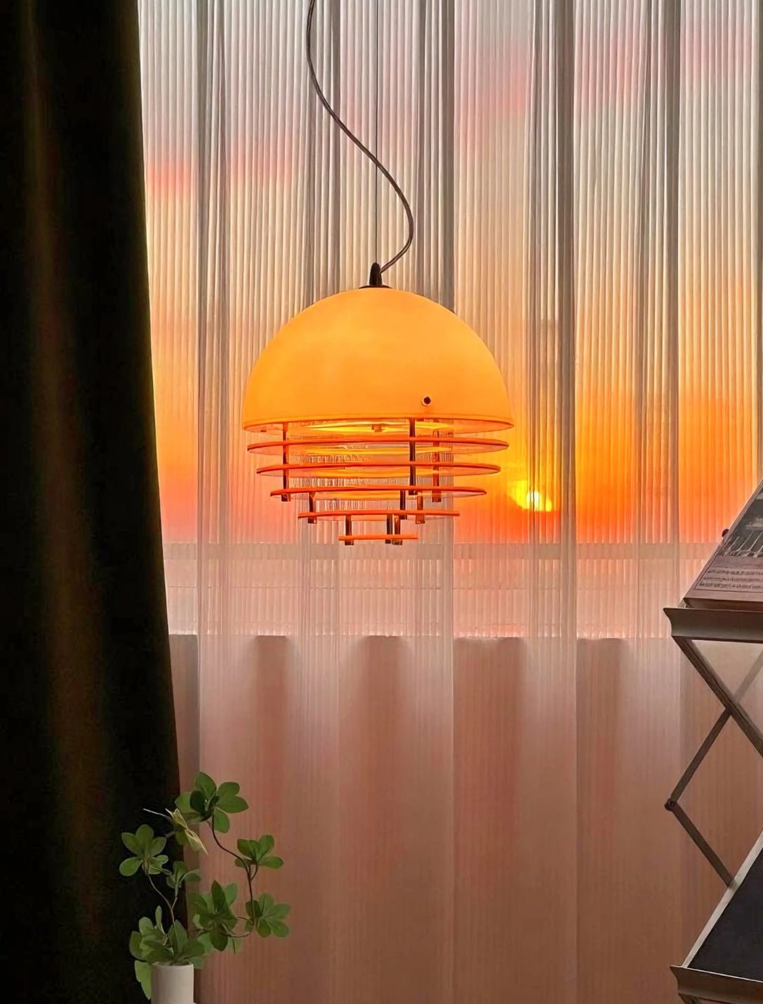 Ring Retro Pendant Lamp - Homezee