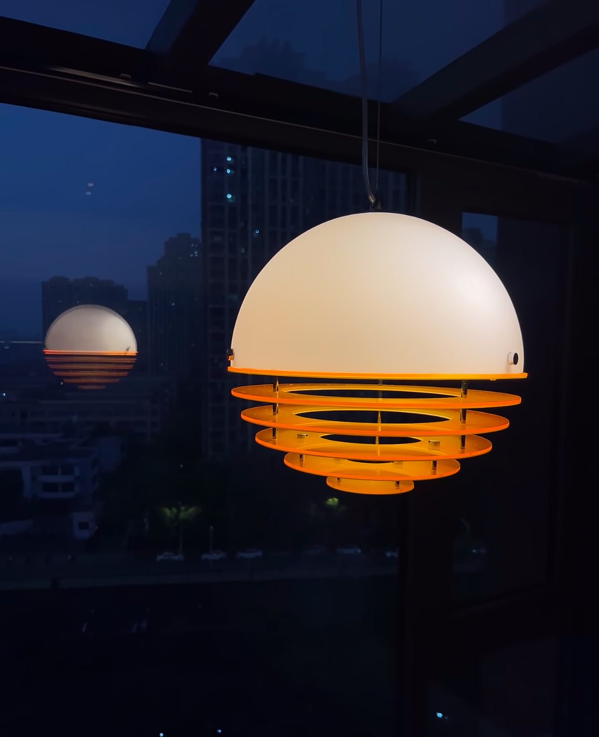 Ring Retro Pendant Lamp - Homezee