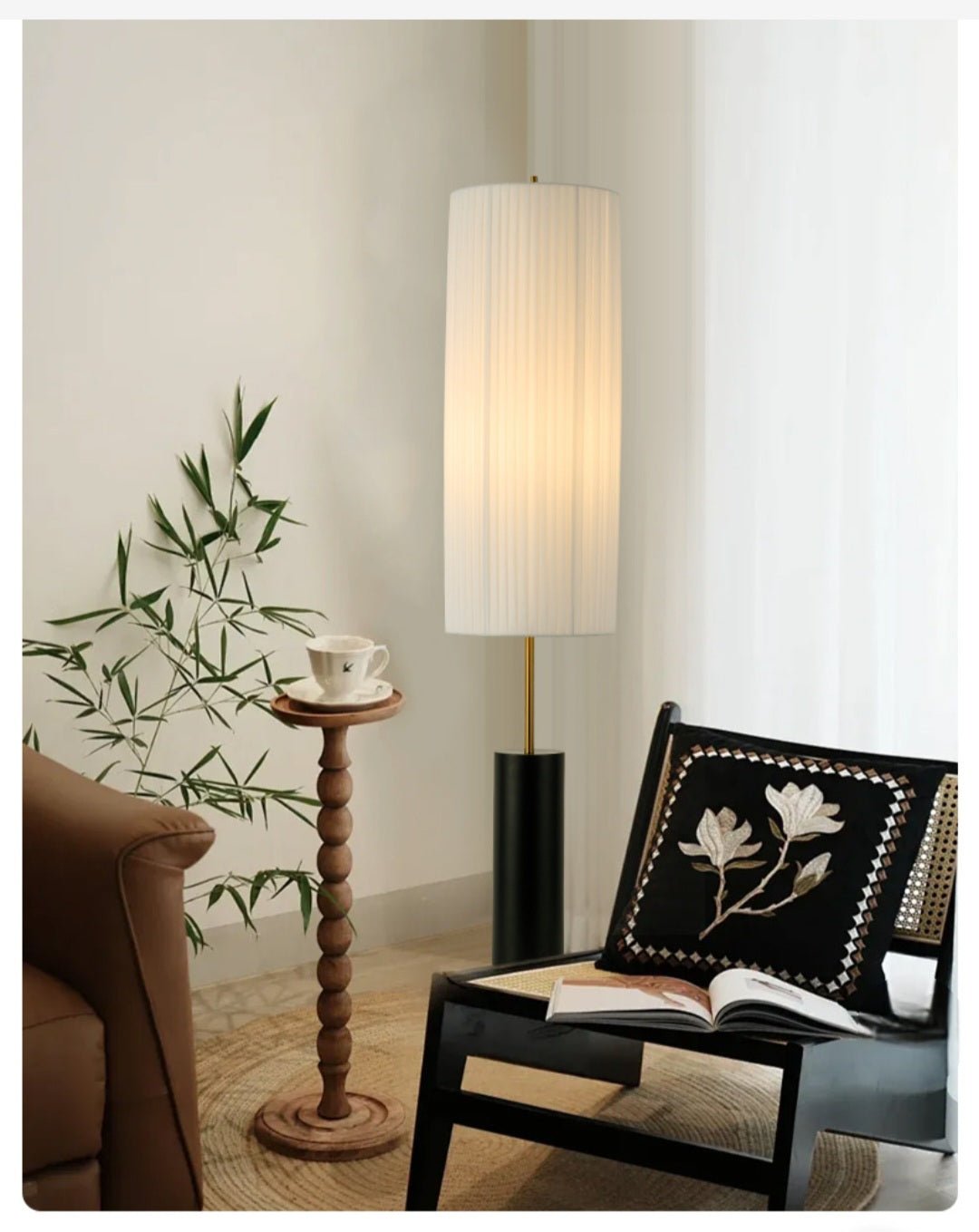 Zen Art Japandi Floor Lamp - Homezee