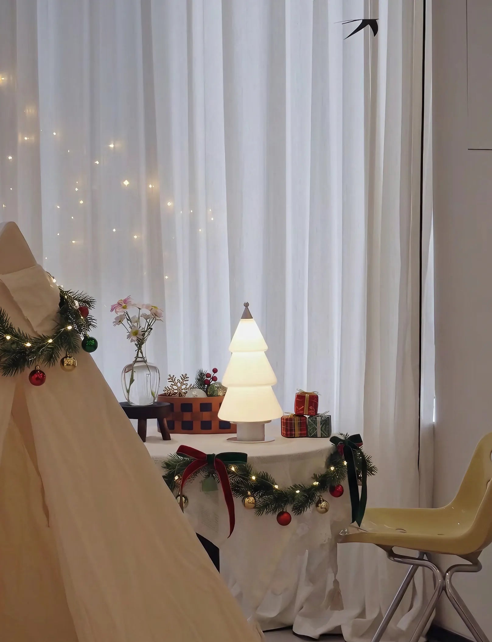 Zoe Tree Cordless Rechargeable Table Lamp