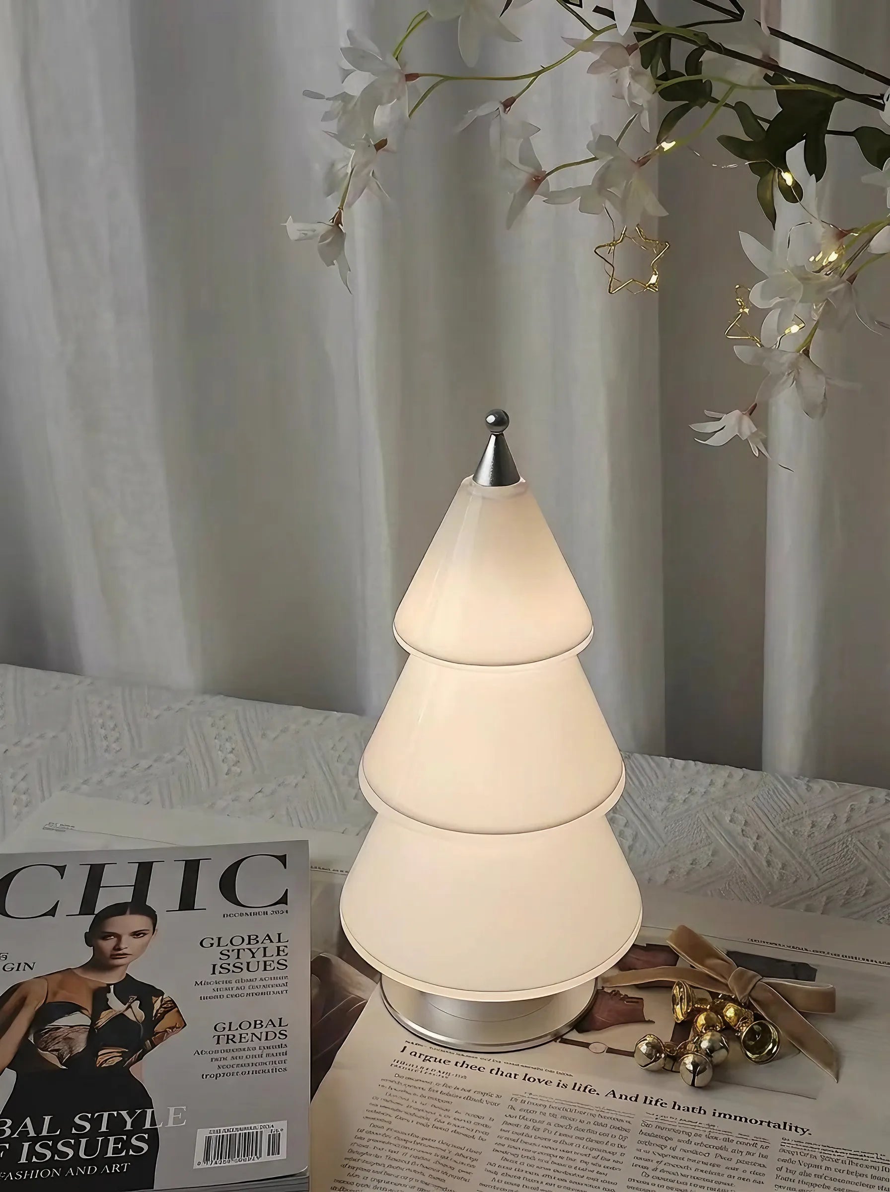 Zoe Tree Cordless Rechargeable Table Lamp