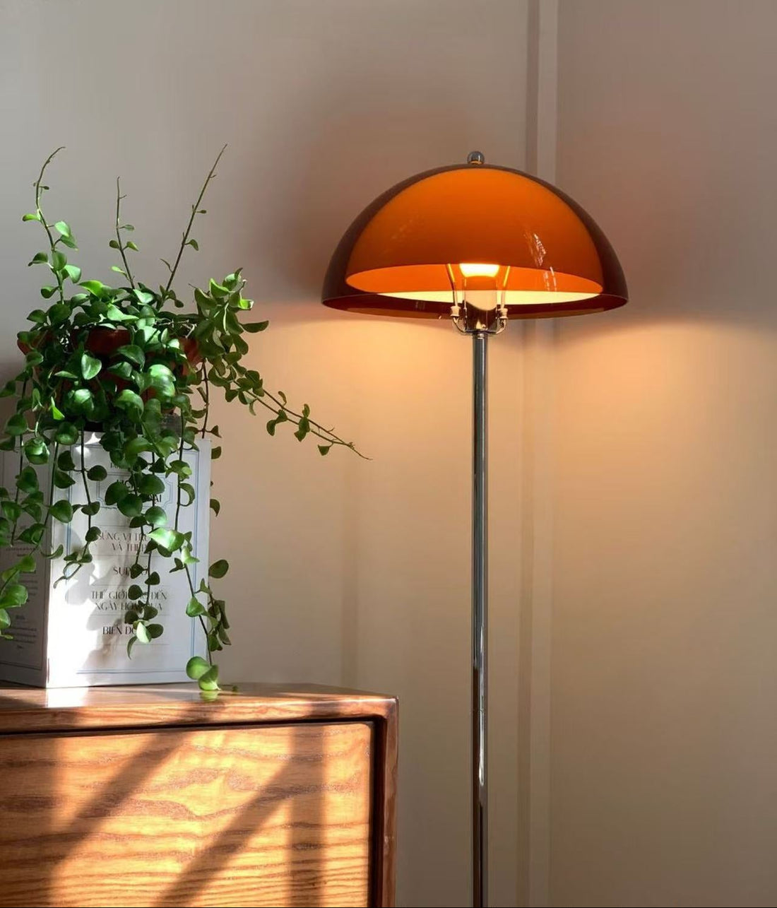 Coby floor lamp in living room