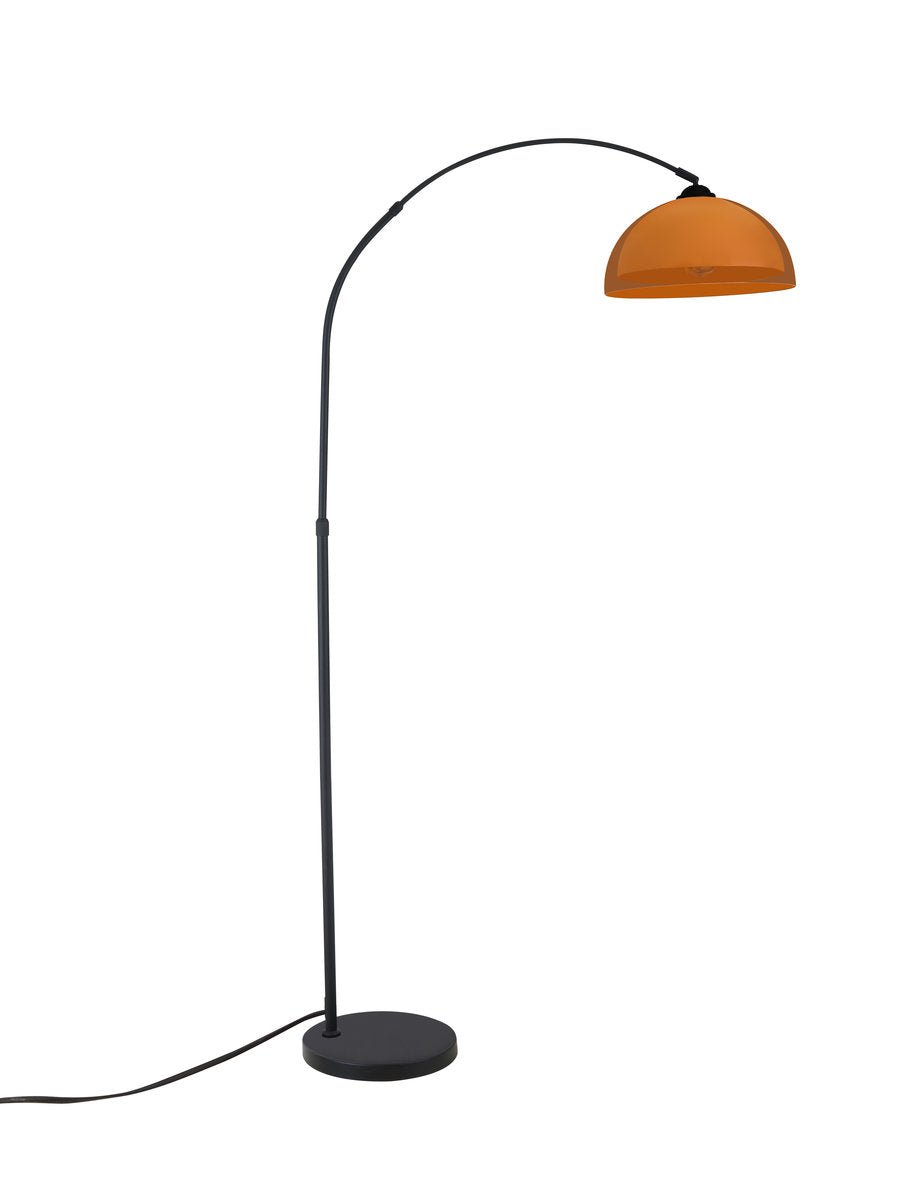 Coby Grand Arc Floor Lamp | with optional Side - Table - Homezee