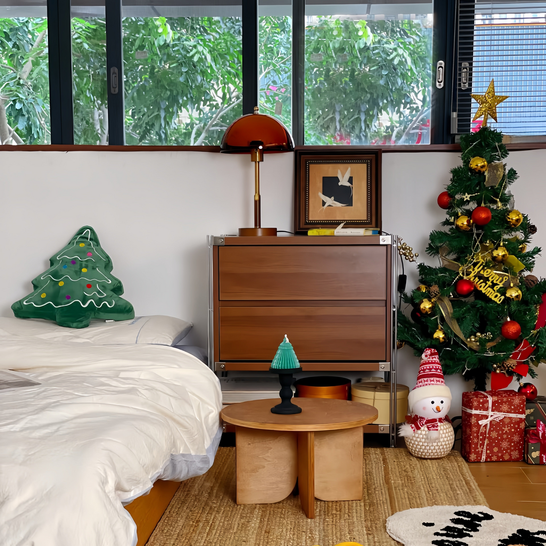 coby table lamp in the bedroom