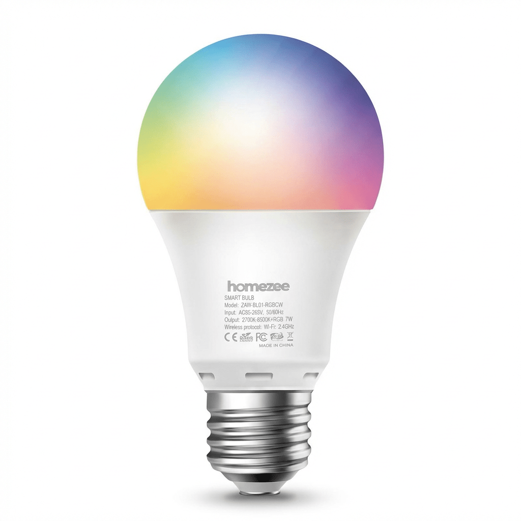 Homezee Smart Bulb Wi - Fi Multicolour (E27) - Homezee