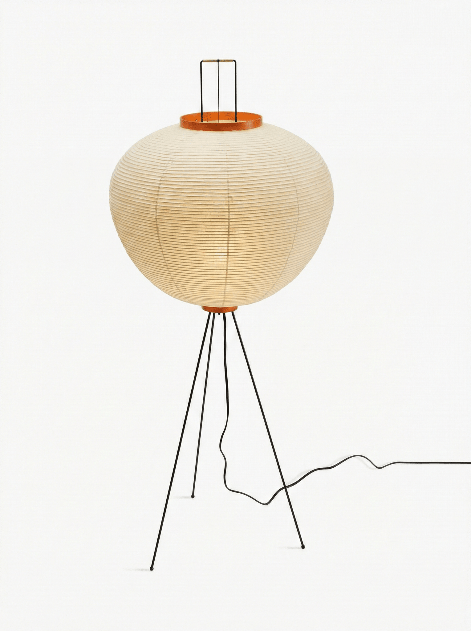 Akita Rice Paper Floor Lamp - Homezee