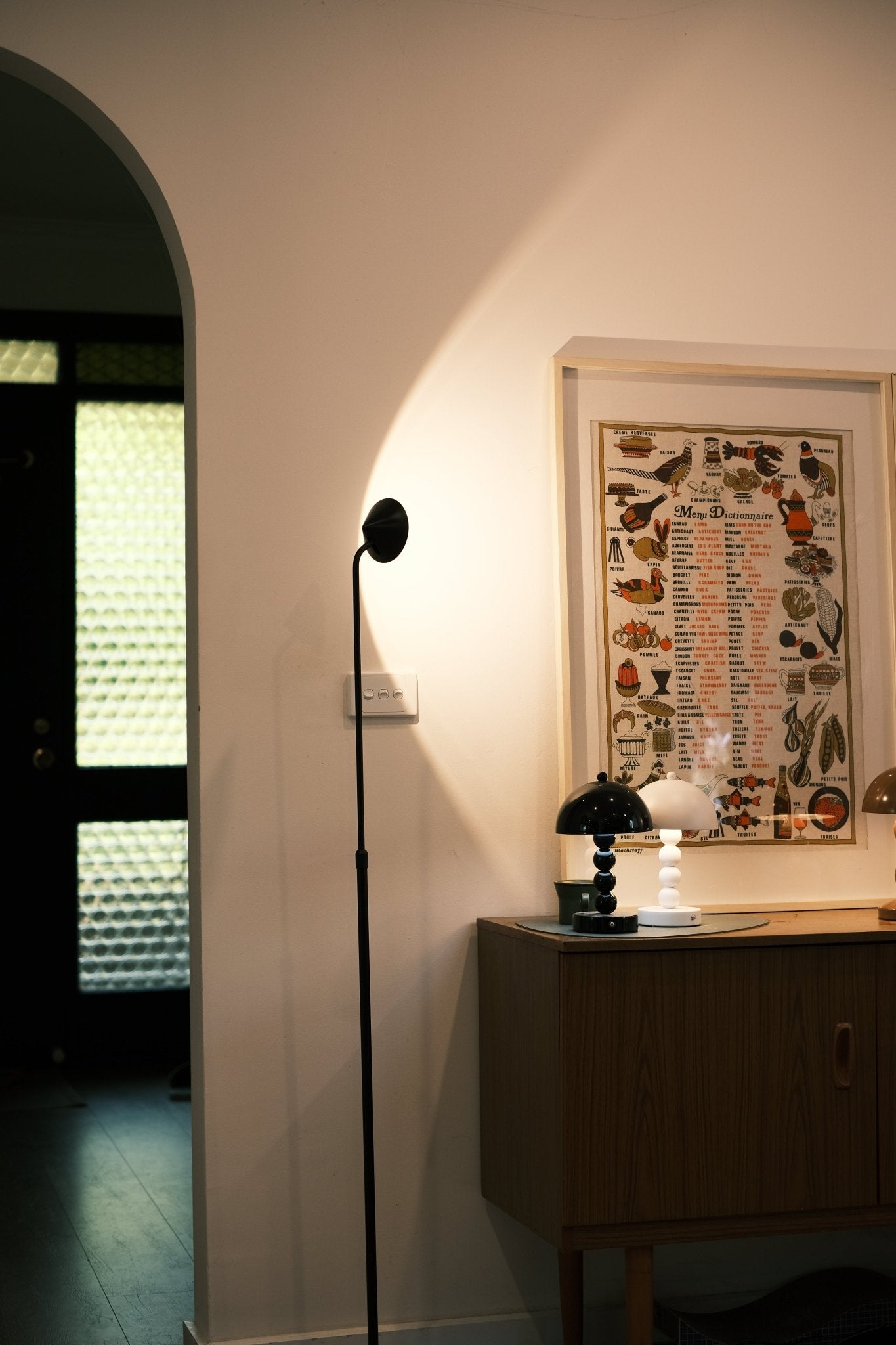 Saga Halo Floor Lamp LED | Touch Control Adjustable - Homezee